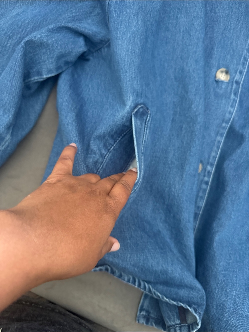 H&M Puffed Sleeve Twill Jacket - Picture 10 of 13